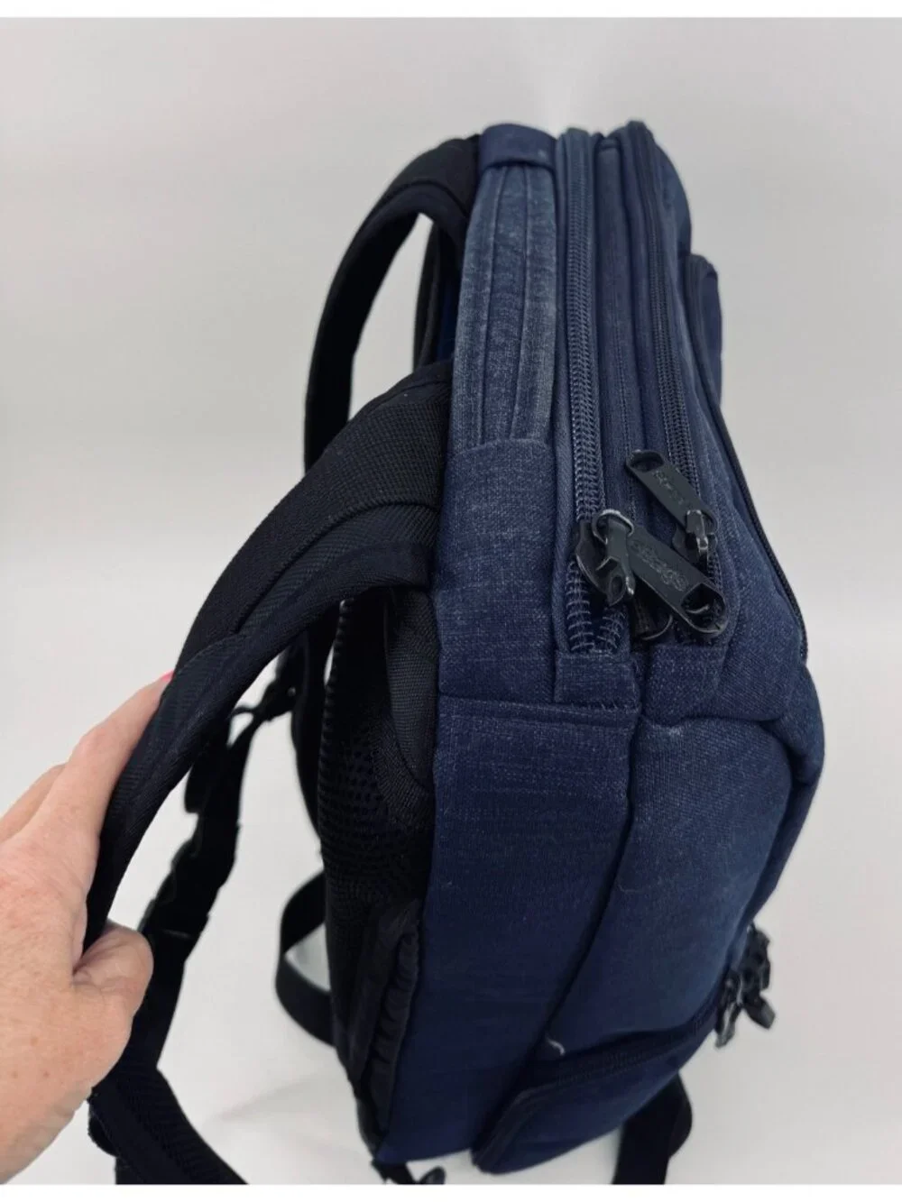 eBags Professional Slim Laptop Backpack EB2146-15.5 Indigo Blue Travel Work Bag
